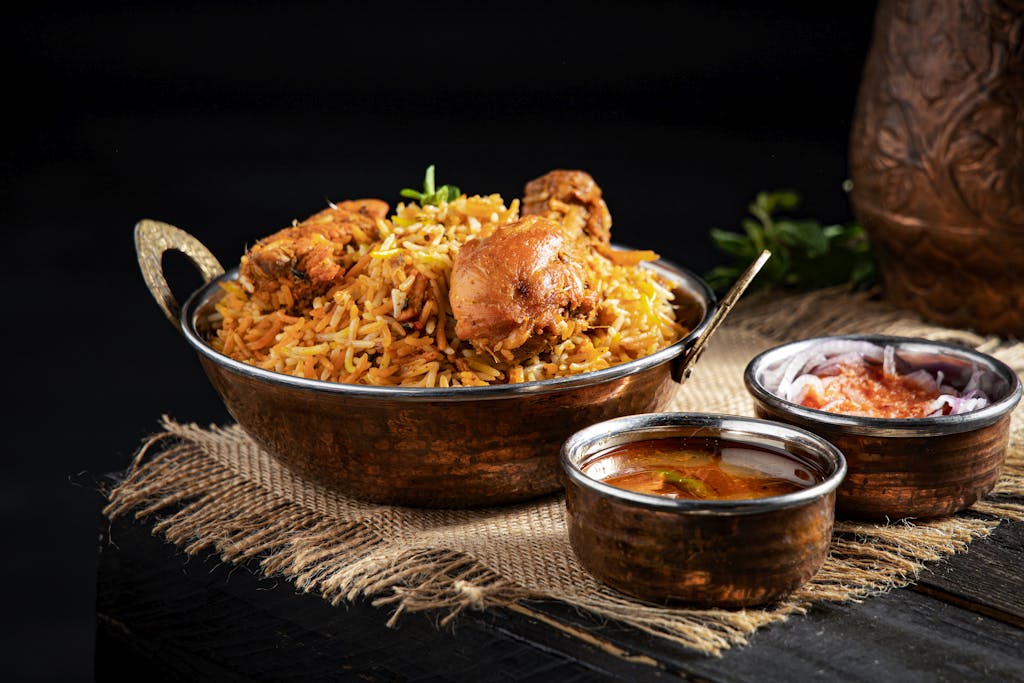 Chicken Kebab with Rice