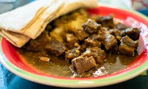 Curry Goat Roti